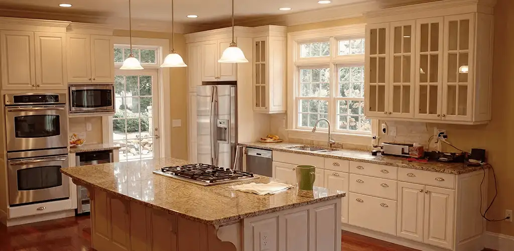 Custom cabinet door installation and kitchen upgrade in Columbia, MO