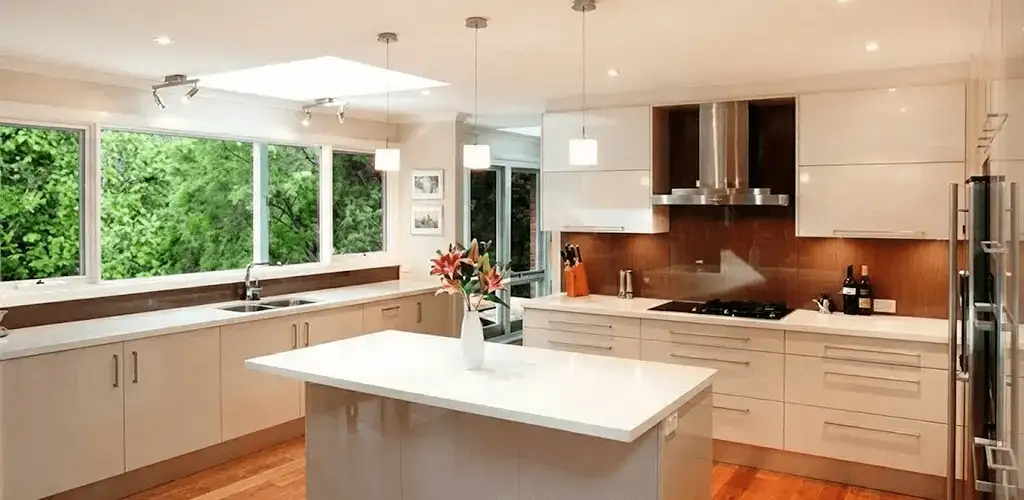 Kitchen cabinet refacing and remodel results in a modern kitchen in Columbia, MO